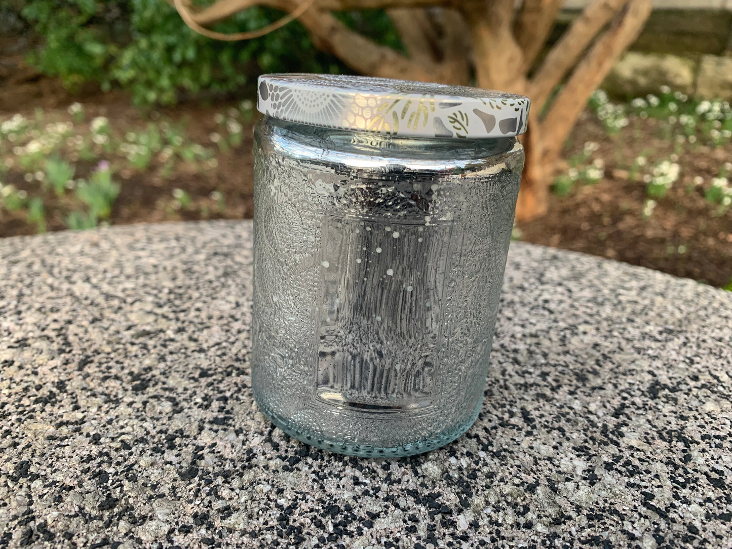 EMBOSSED ELECTROPLATED-Silver